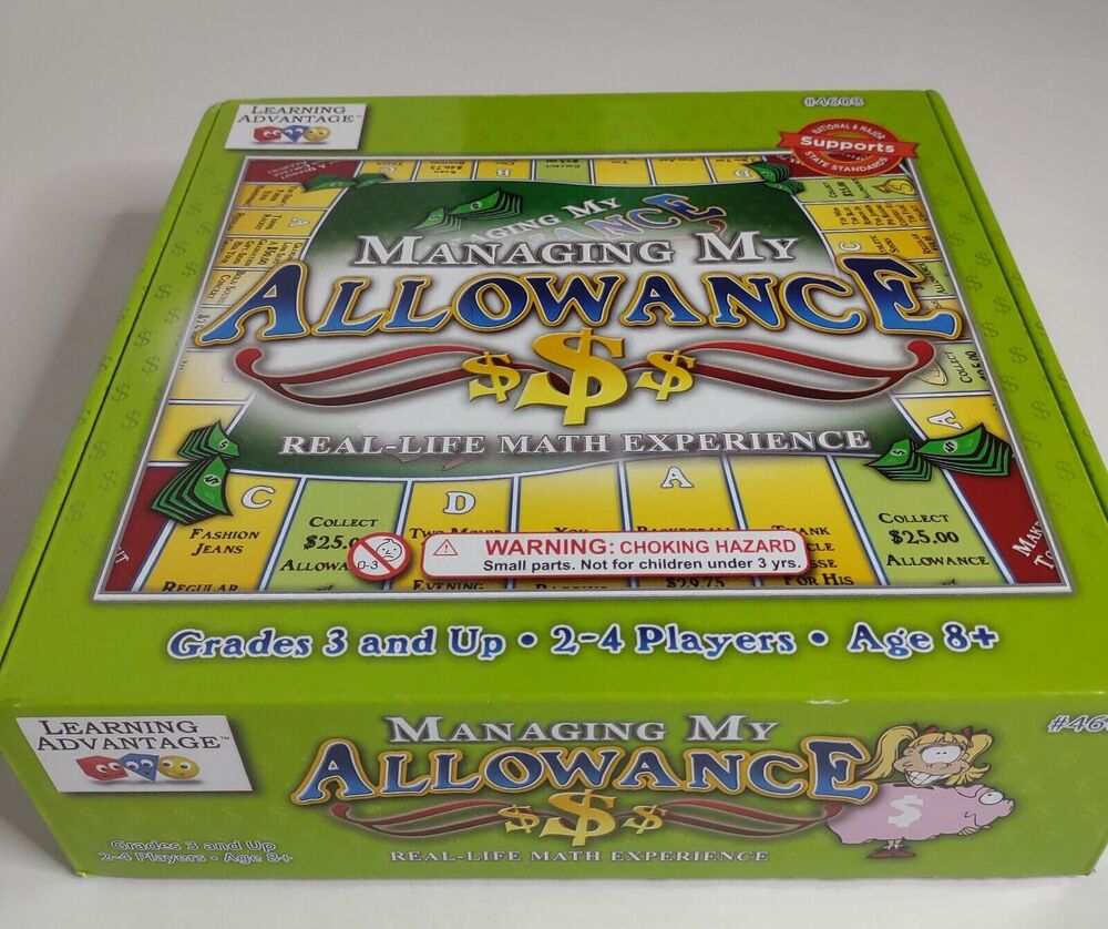 Managing My Allowance: Real Life Math Board Game 2016 Open bx STEM Financial Lit
